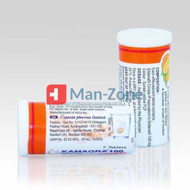 Kamagra šumivá 100 mg balení